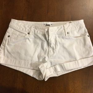 Paige White Shorts Size 28